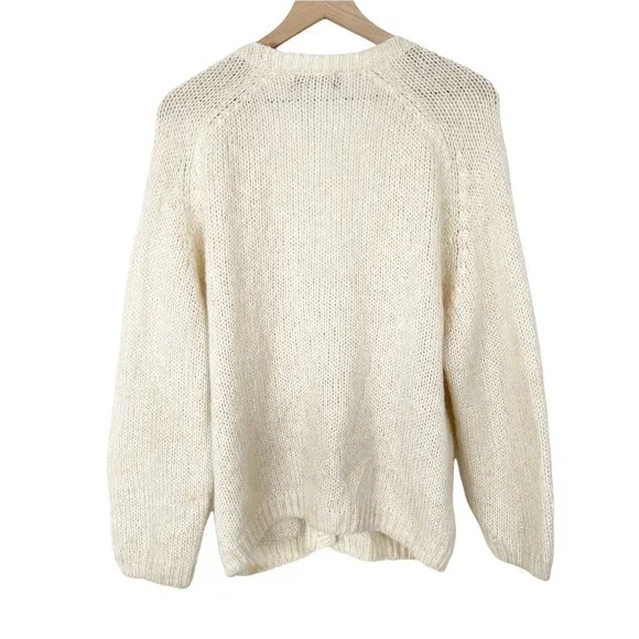 Vintage Mohair Wool Made in the USA American Apparel Oversized Cardigan Sweater - Picture 7 of 10